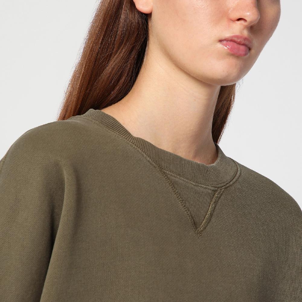 Entire Studios Felpa Verde Militare In Cotone Organico