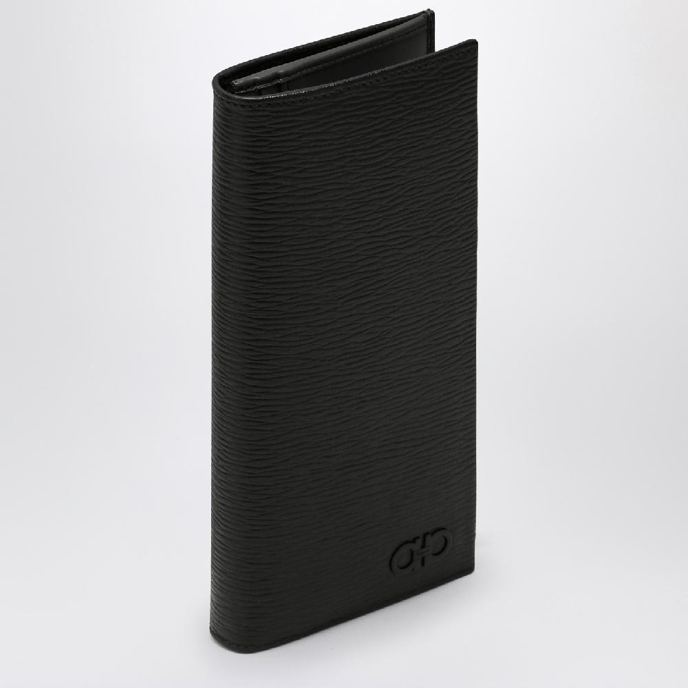 Ferragamo Portafoglio organizer Gancini nero/rosso