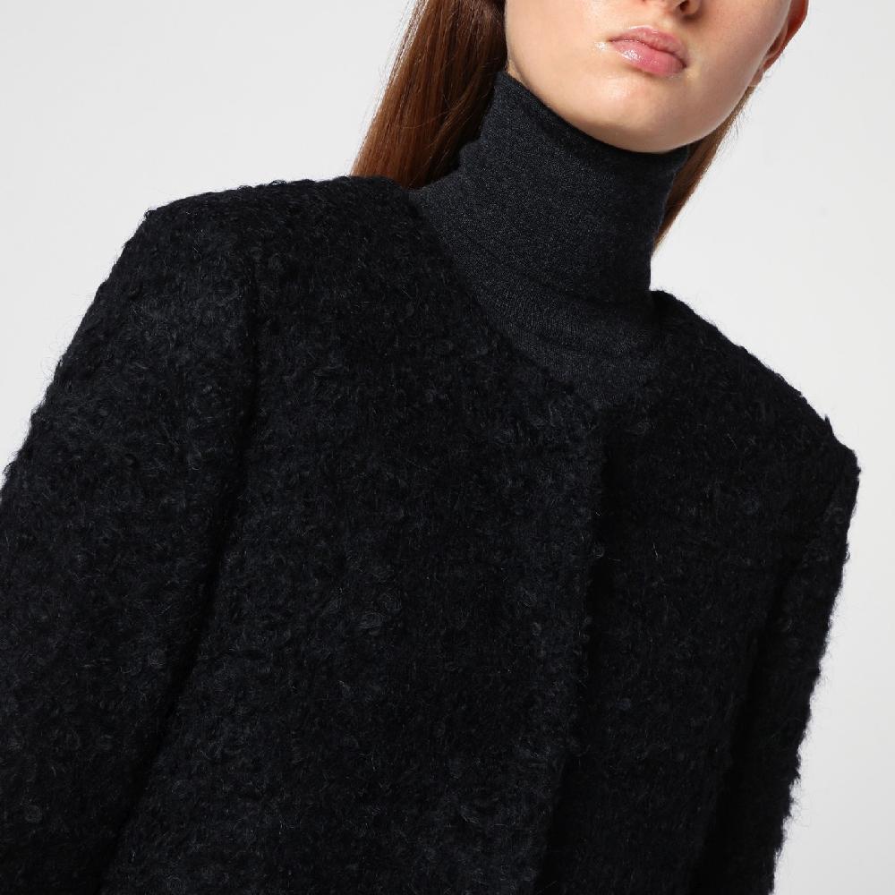 THE GARMENT Giacca Vienna Nera In Misto Lana Riciclata