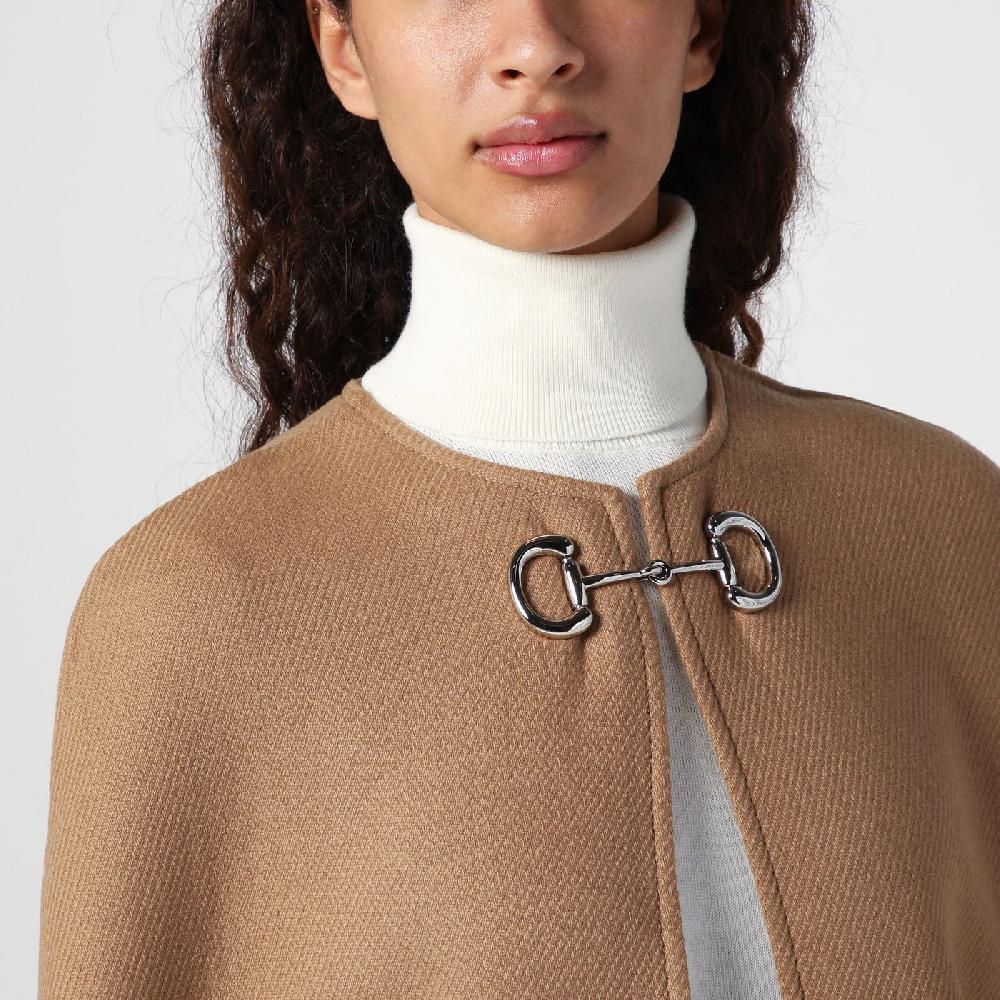 GUCCI Mantella Beige In Lana E Cashmere