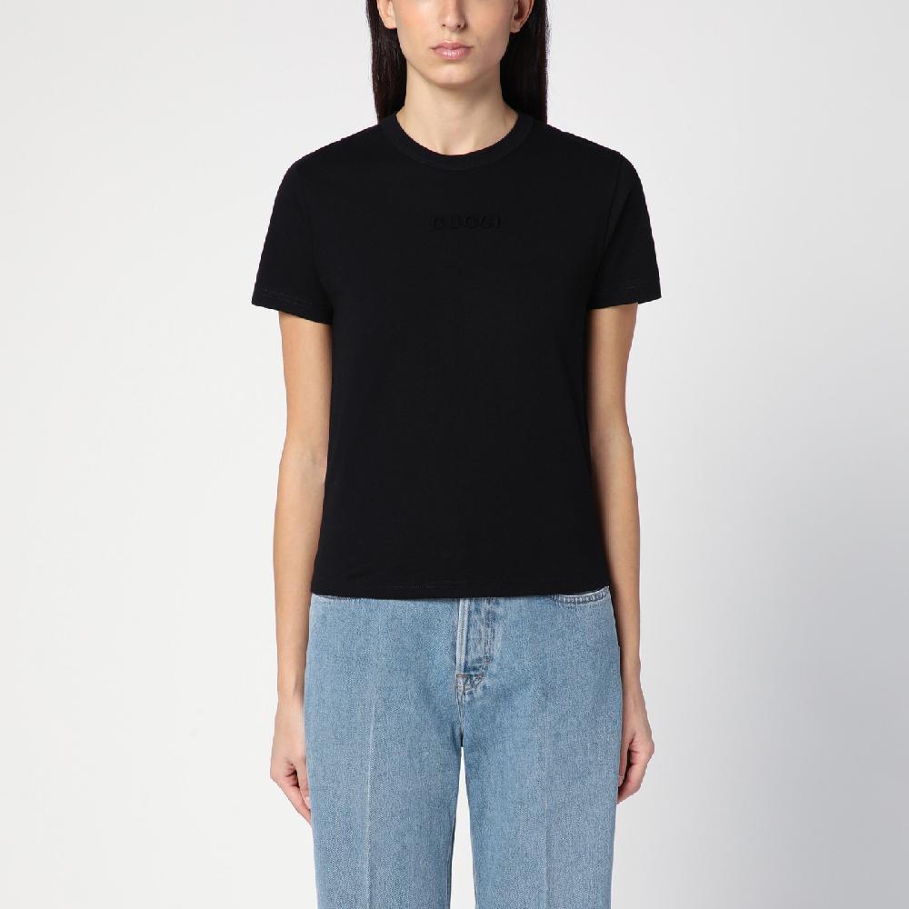 GUCCI T-shirt nera in cotone