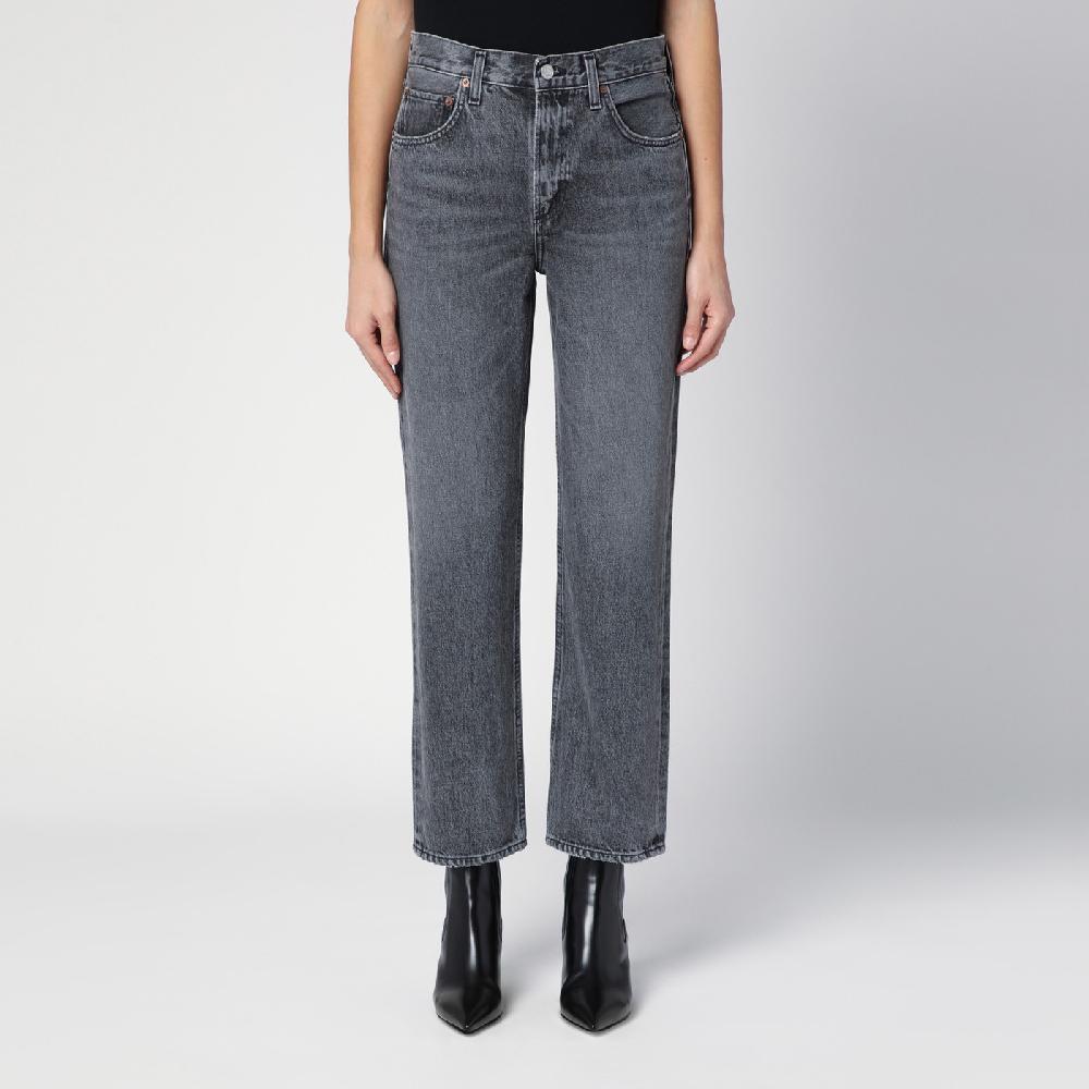 AGOLDE Jeans Valen grigio slavato in denim rigenerato