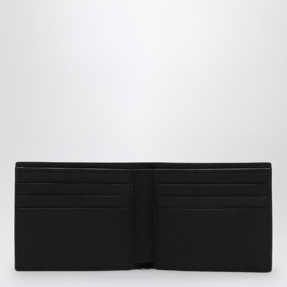 Off-Whiteu2122 Portafoglio Bi-fold Basketball Nero In Pelle