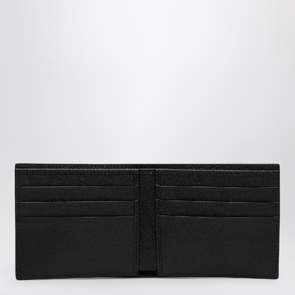 Dolce&Gabbana Portafoglio Nero Con Targhetta Logata