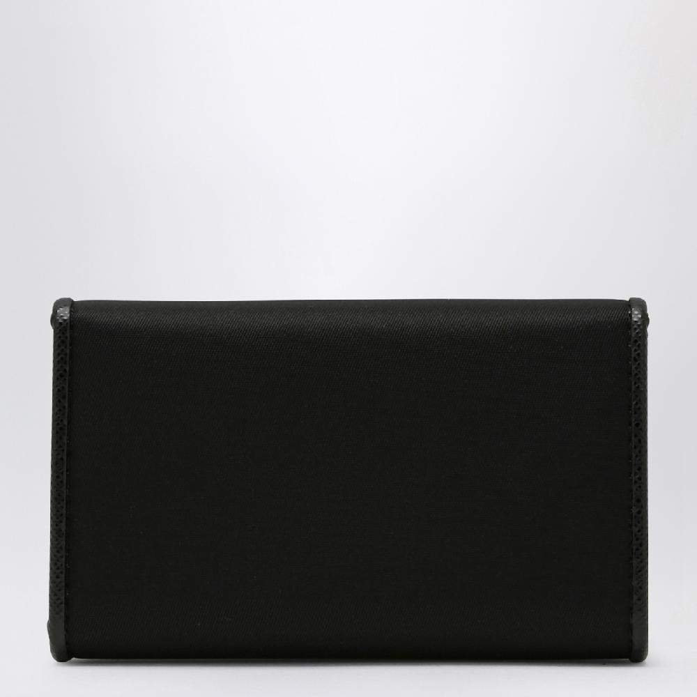 Prada Portachiavi Nero In Re-Nylon