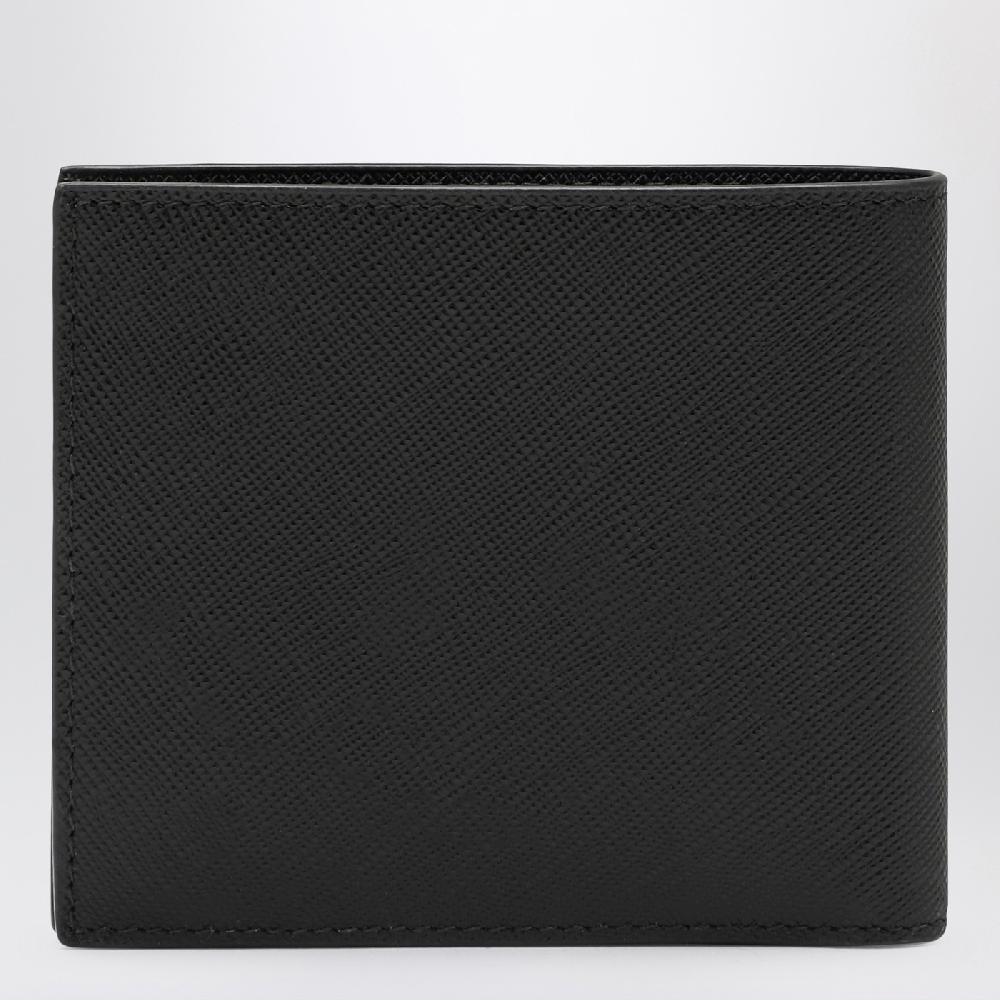 Prada Portafoglio Orizzontale Nero Con Logo