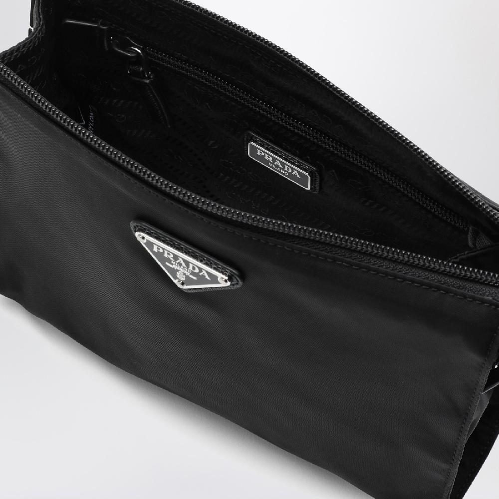 Prada Pouch Nera In Re-Nylon