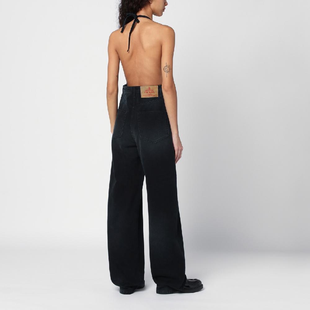 Prada Tuta Nera In Denim