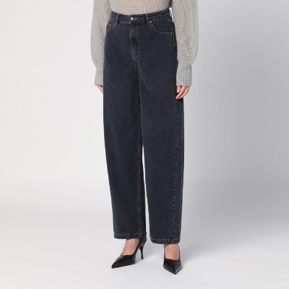 ROTATE Birger Christensen Jeans Ampio Grigio Scuro