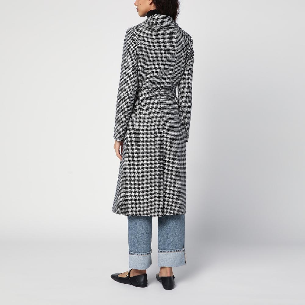 Tagliatore Cappotto Doppiopetto In Pied De Poule