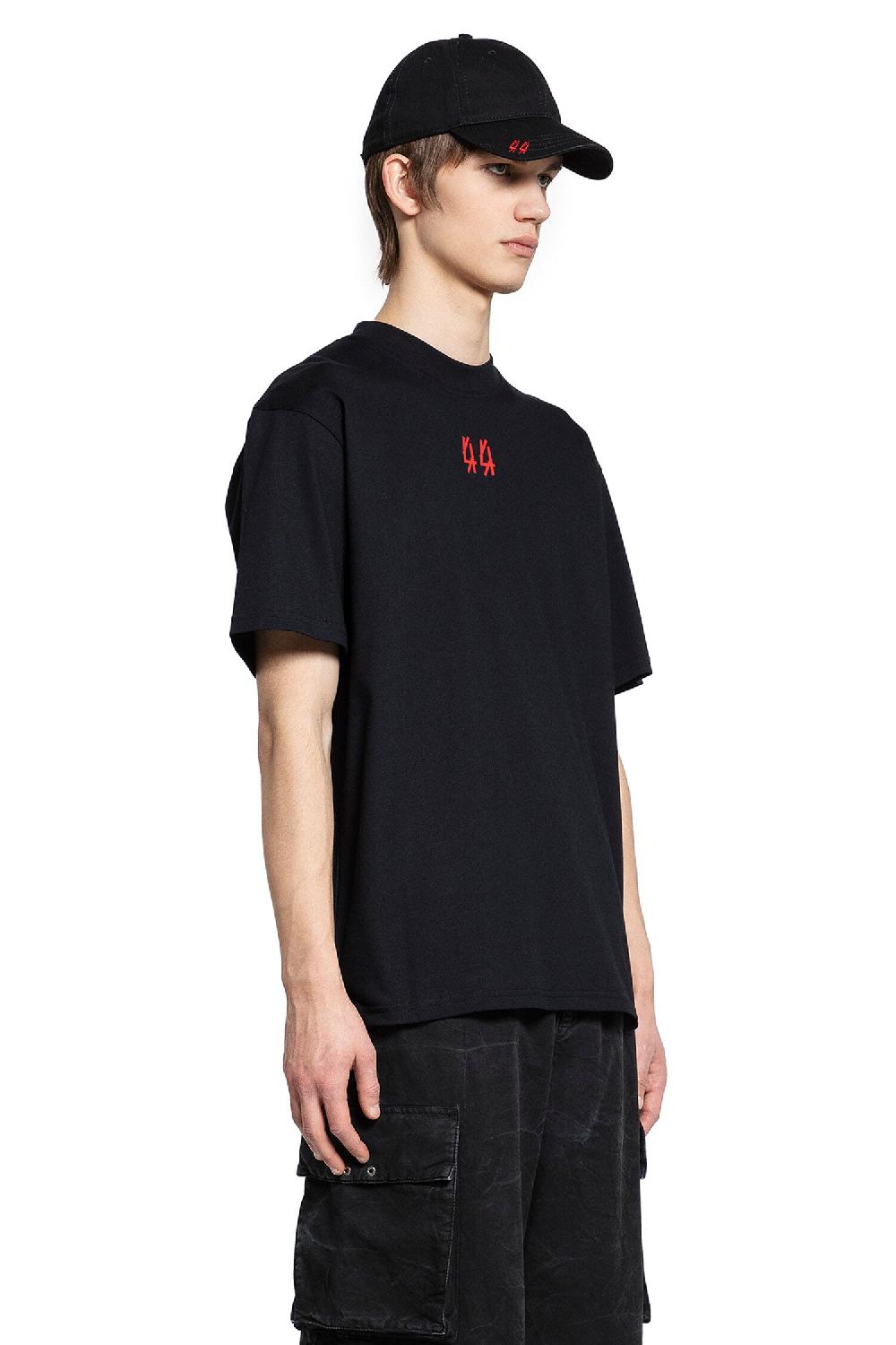 Antonioli 44 LABEL GROUP MAN BLACK T-SHIRTS & TANK TOPS