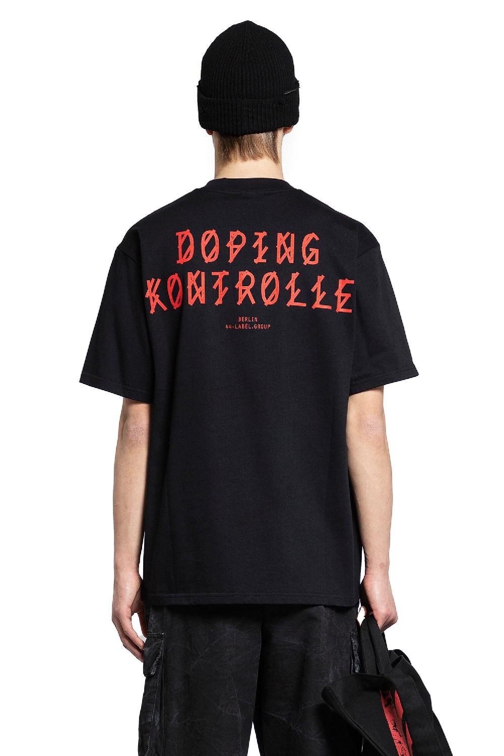 Antonioli 44 LABEL GROUP MAN BLACK T-SHIRTS & TANK TOPS