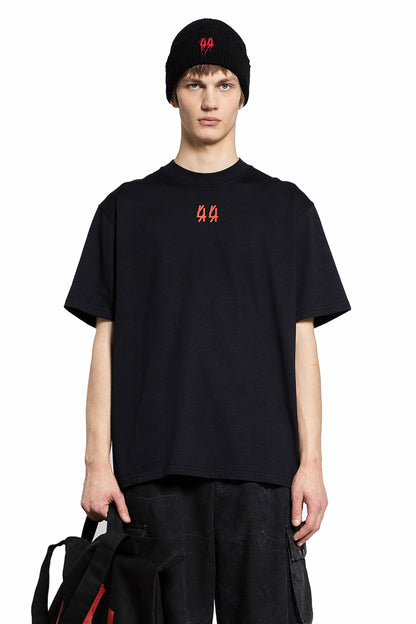 Antonioli 44 LABEL GROUP MAN BLACK T-SHIRTS & TANK TOPS