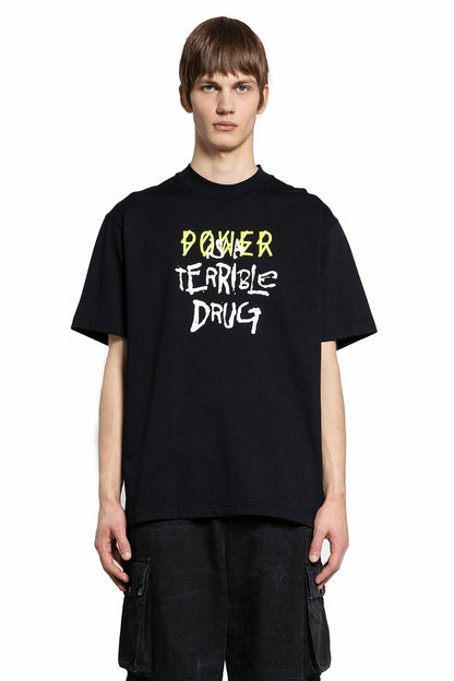 Antonioli 44 LABEL GROUP MAN BLACK T-SHIRTS & TANK TOPS