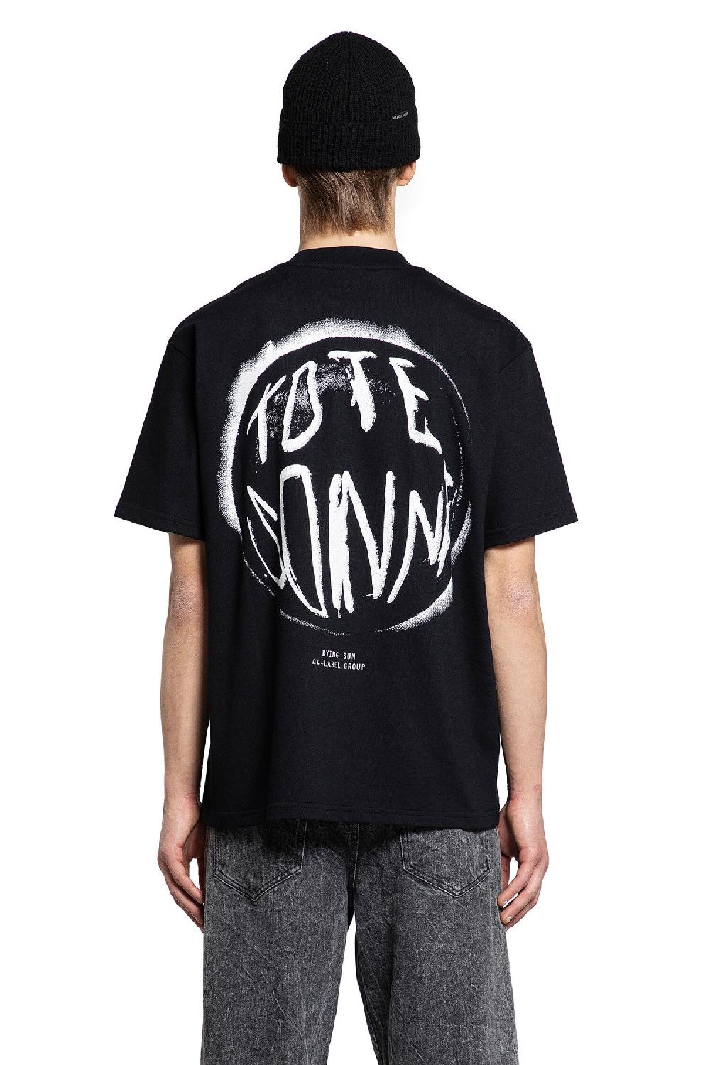 Antonioli 44 LABEL GROUP MAN BLACK T-SHIRTS & TANK TOPS