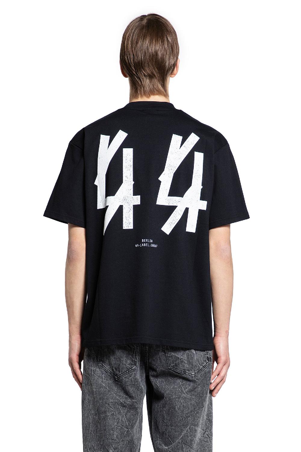 Antonioli 44 LABEL GROUP MAN BLACK T-SHIRTS & TANK TOPS