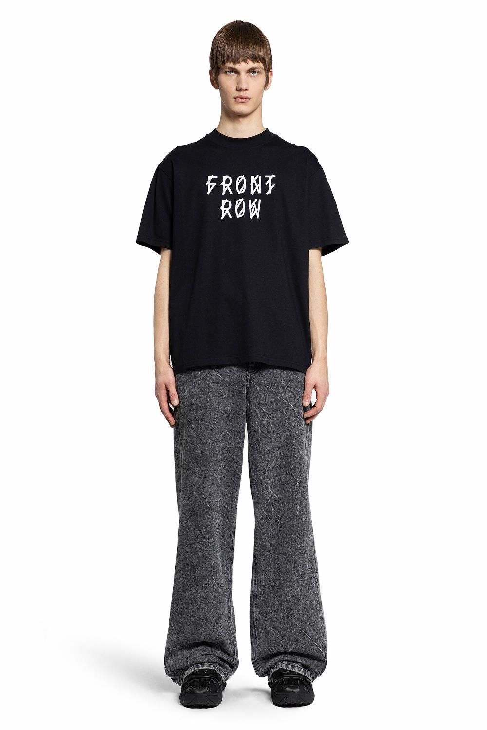 Antonioli 44 LABEL GROUP MAN BLACK T-SHIRTS & TANK TOPS