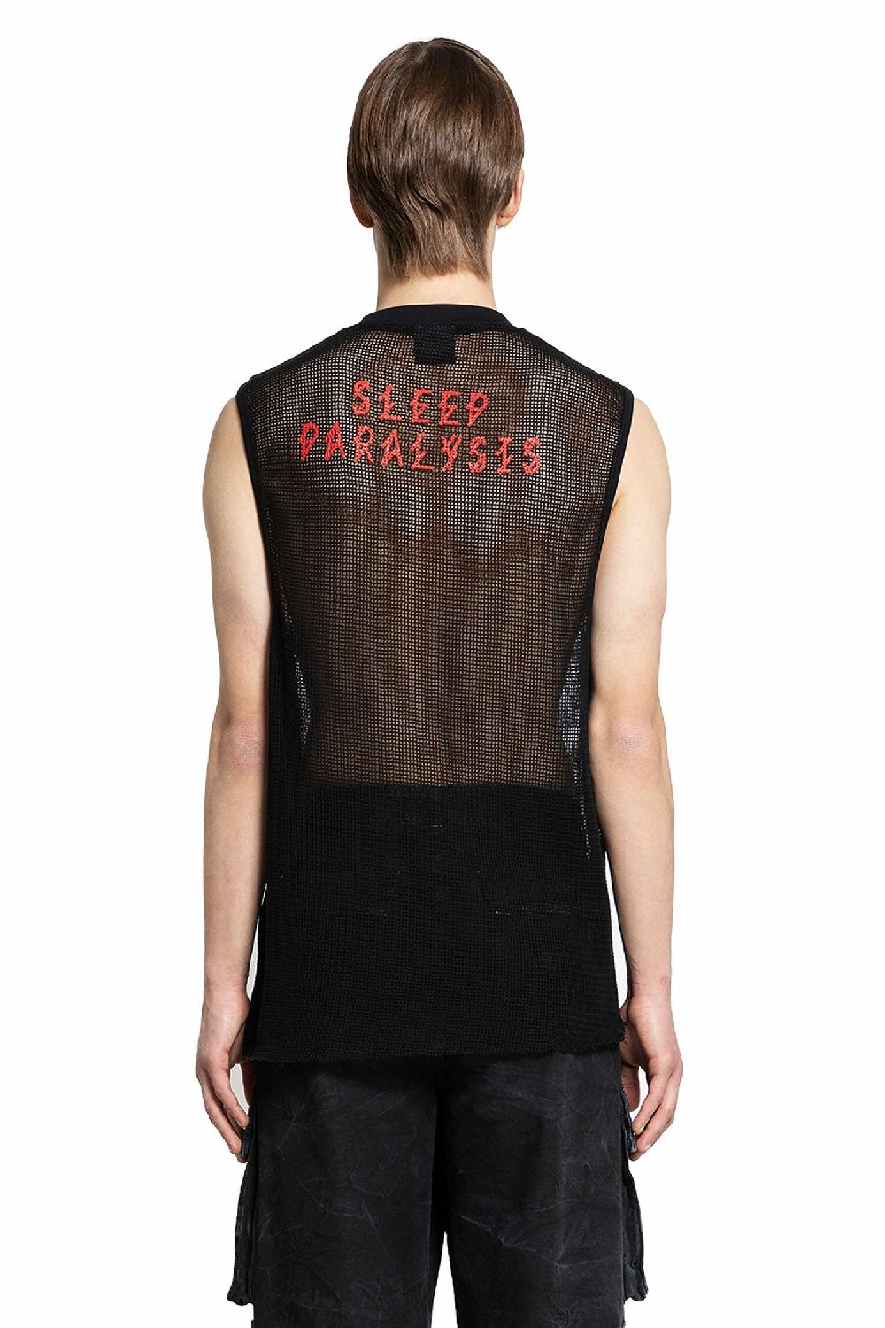 Antonioli 44 LABEL GROUP MAN BLACK T-SHIRTS & TANK TOPS