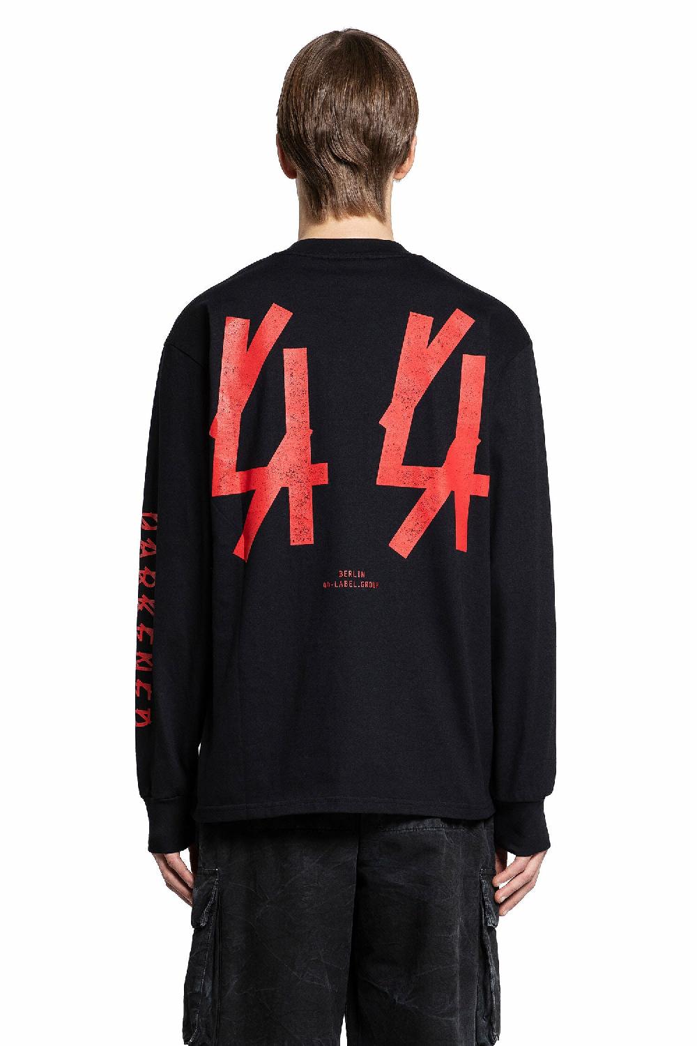 Antonioli 44 LABEL GROUP MAN BLACK T-SHIRTS & TANK TOPS