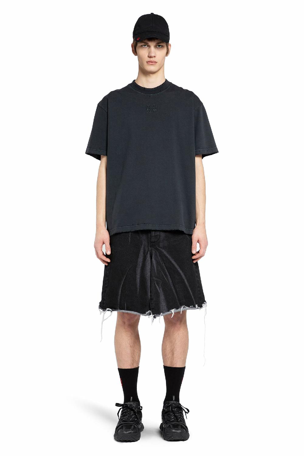 Antonioli 44 LABEL GROUP MAN BLACK T-SHIRTS & TANK TOPS