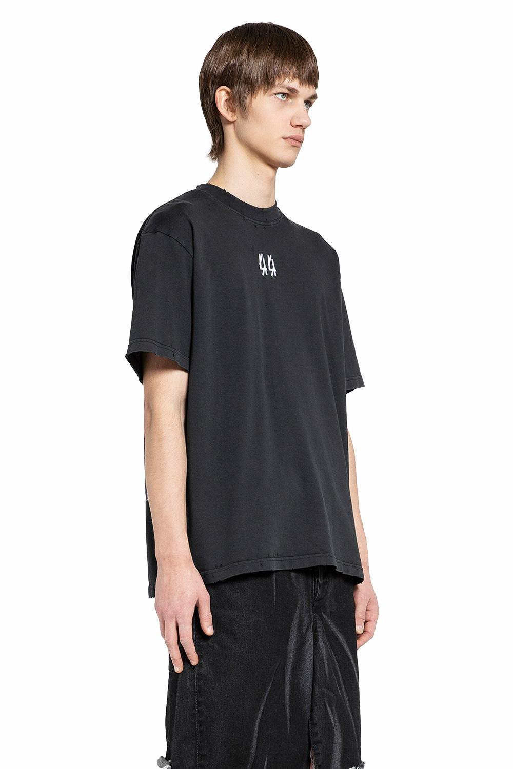 Antonioli 44 LABEL GROUP MAN BLACK T-SHIRTS & TANK TOPS
