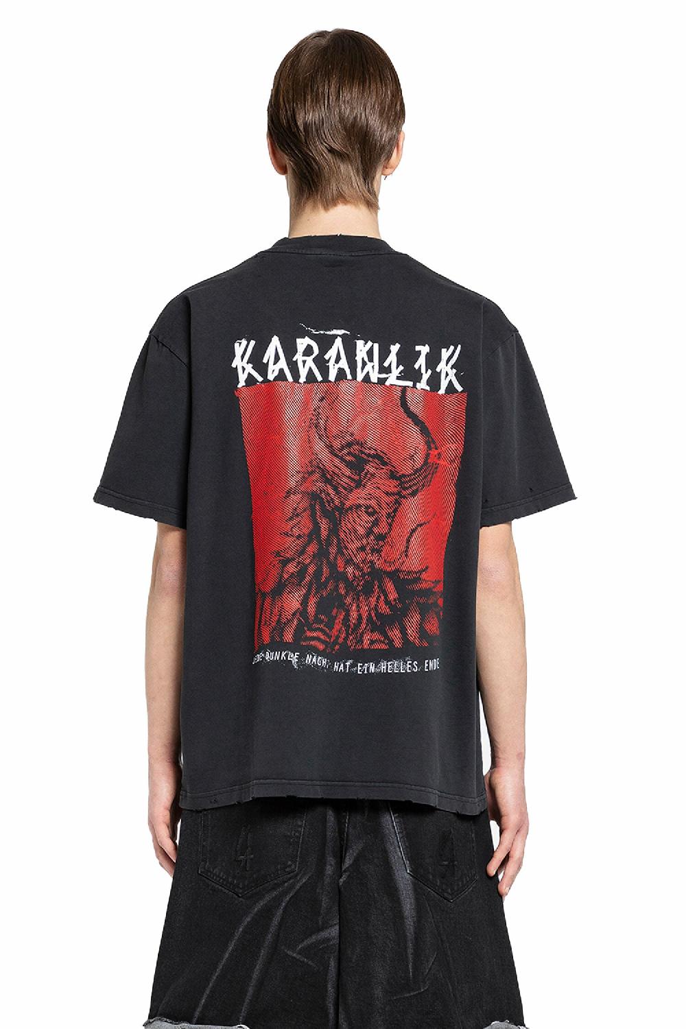 Antonioli 44 LABEL GROUP MAN BLACK T-SHIRTS & TANK TOPS