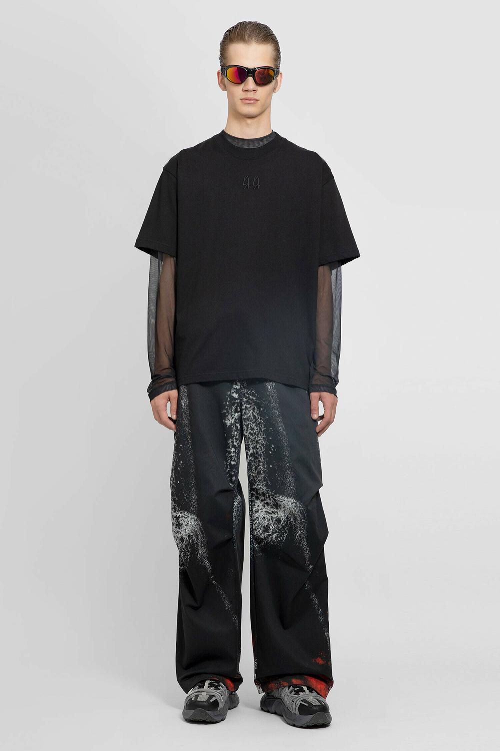 Antonioli 44 LABEL GROUP MAN BLACK T-SHIRTS & TANK TOPS