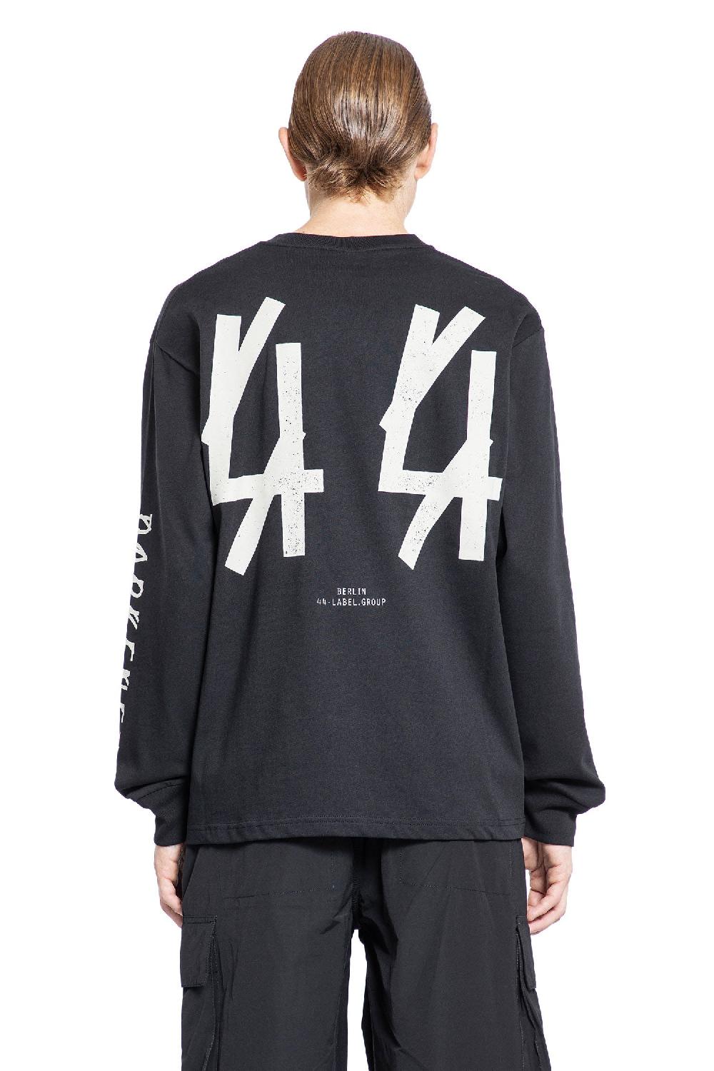 Antonioli 44 LABEL GROUP MAN BLACK T-SHIRTS & TANK TOPS