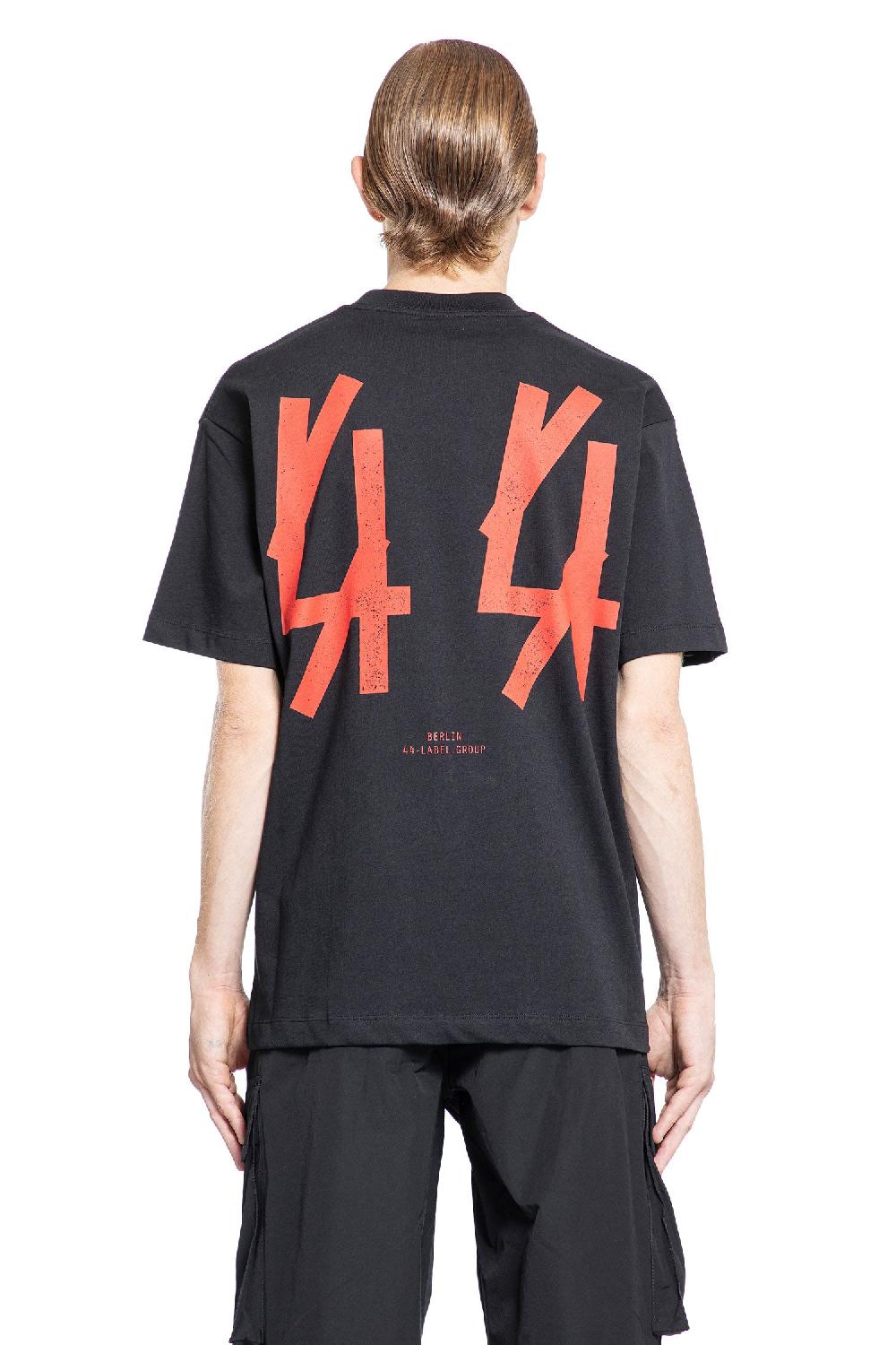 Antonioli 44 LABEL GROUP MAN BLACK T-SHIRTS & TANK TOPS