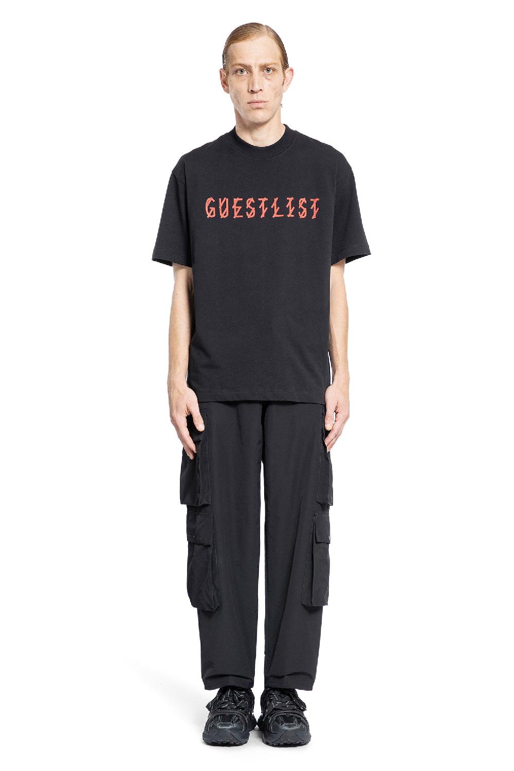 Antonioli 44 LABEL GROUP MAN BLACK T-SHIRTS & TANK TOPS