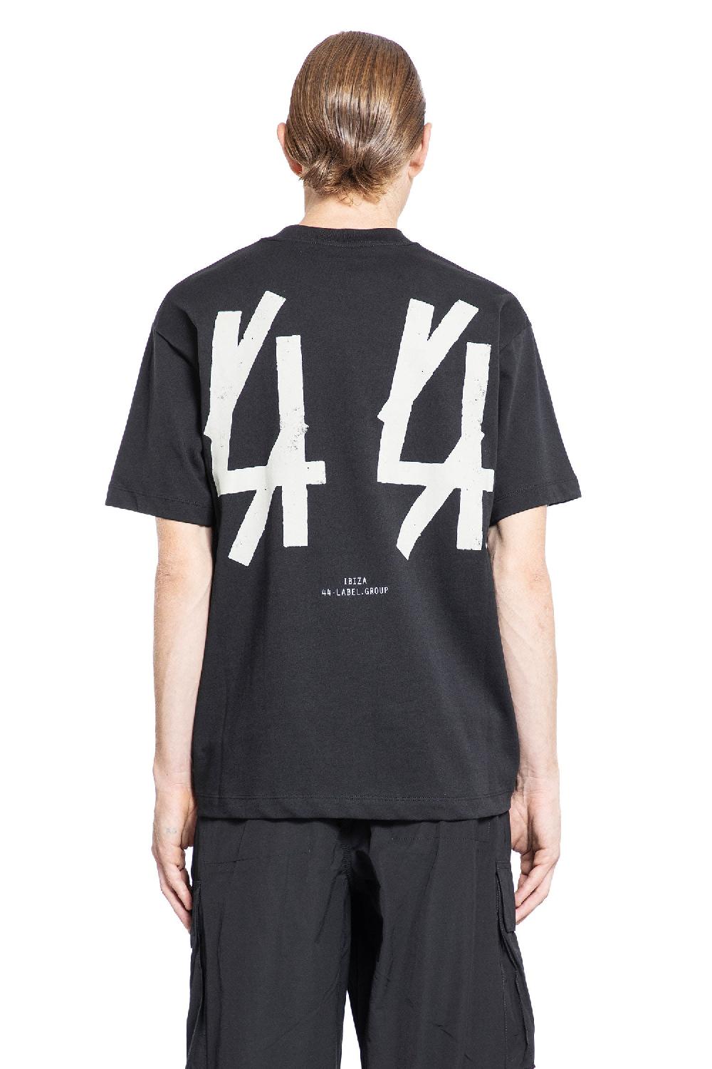 Antonioli 44 LABEL GROUP MAN BLACK T-SHIRTS & TANK TOPS