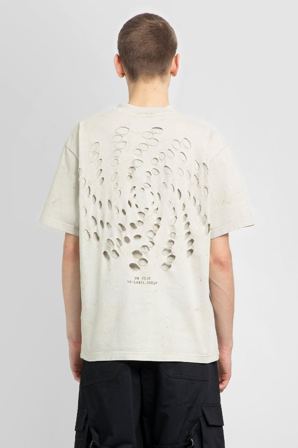 Antonioli 44 LABEL GROUP MAN OFF-WHITE T-SHIRTS & TANK TOPS