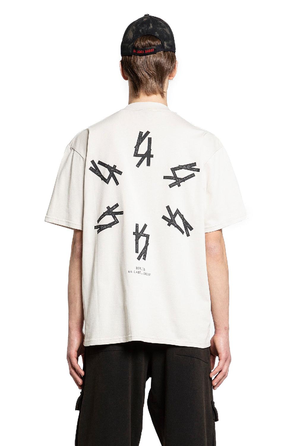Antonioli 44 LABEL GROUP MAN OFF-WHITE T-SHIRTS & TANK TOPS