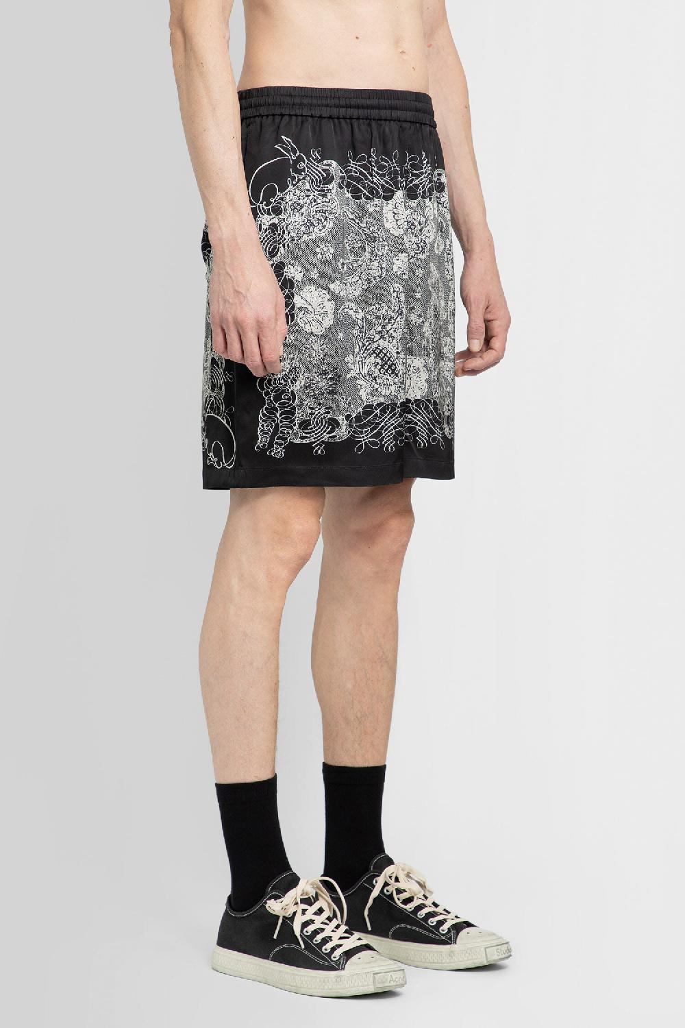 Antonioli ACNE STUDIOS MAN BLACK&WHITE SHORTS & SKIRTS