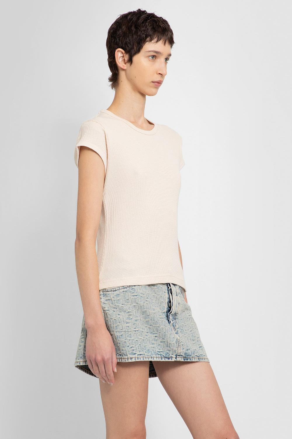 Antonioli ACNE STUDIOS WOMAN BEIGE T-SHIRTS & TANK TOPS