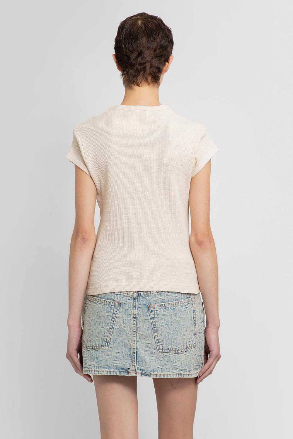 Antonioli ACNE STUDIOS WOMAN BEIGE T-SHIRTS & TANK TOPS