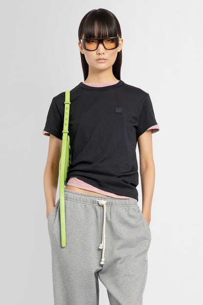 Antonioli ACNE STUDIOS WOMAN BLACK T-SHIRTS & TANK TOPS