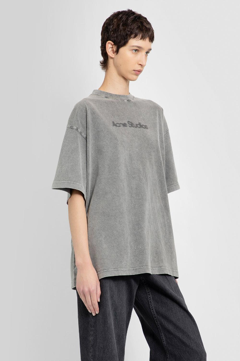 Antonioli ACNE STUDIOS WOMAN GREY T-SHIRTS & TANK TOPS