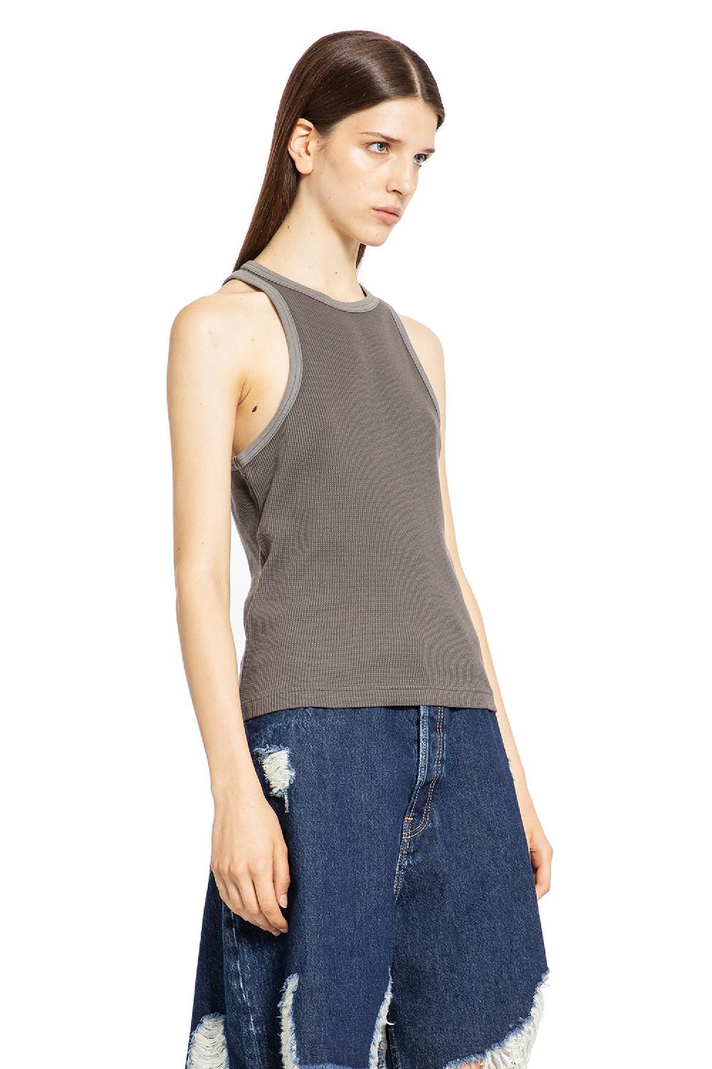 Antonioli ACNE STUDIOS WOMAN GREY T-SHIRTS & TANK TOPS