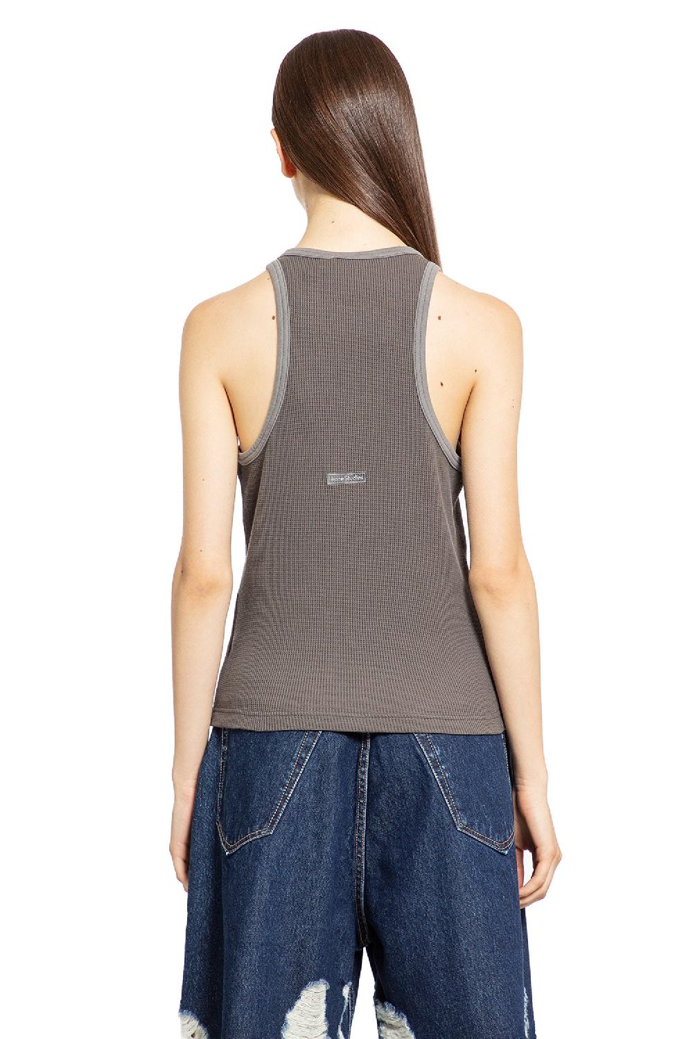 Antonioli ACNE STUDIOS WOMAN GREY T-SHIRTS & TANK TOPS