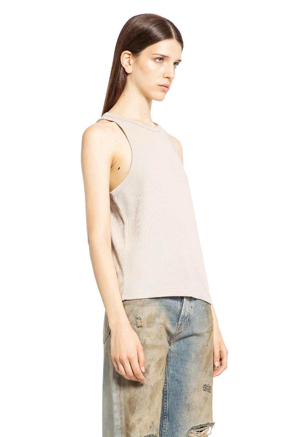 Antonioli ACNE STUDIOS WOMAN GREY T-SHIRTS & TANK TOPS