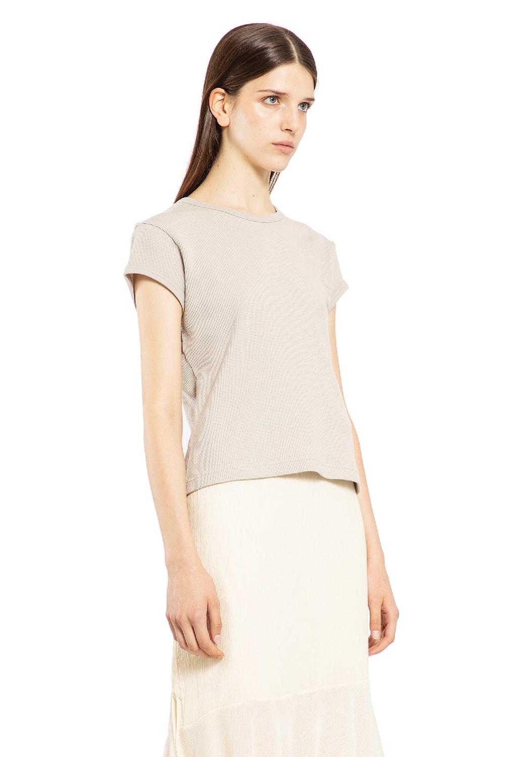 Antonioli ACNE STUDIOS WOMAN GREY T-SHIRTS & TANK TOPS
