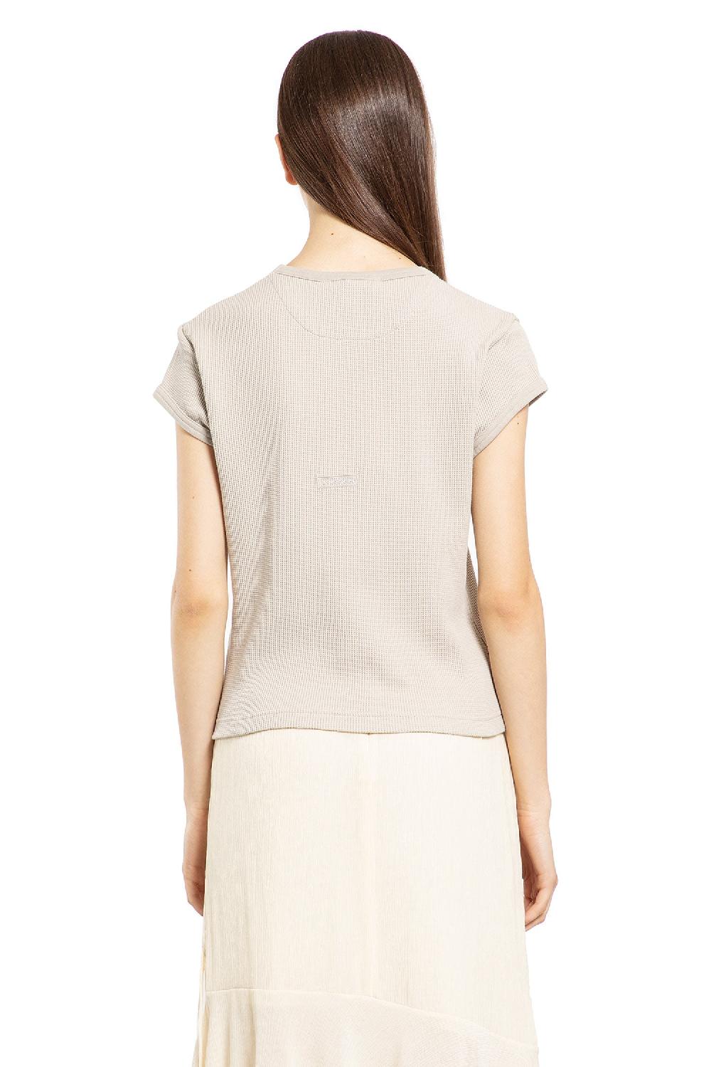 Antonioli ACNE STUDIOS WOMAN GREY T-SHIRTS & TANK TOPS