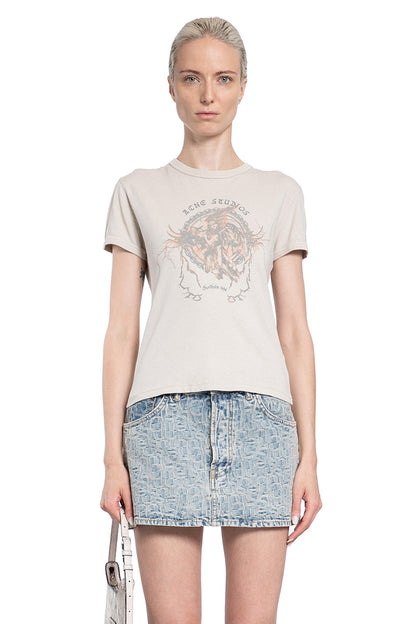 Antonioli ACNE STUDIOS WOMAN GREY T-SHIRTS & TANK TOPS