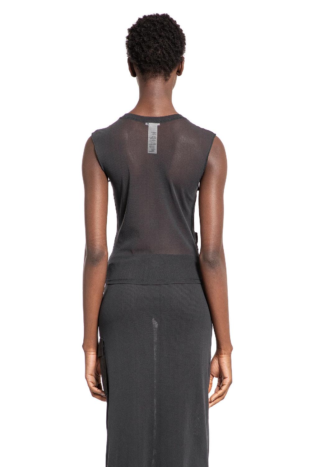 Antonioli ACNE STUDIOS WOMAN GREY T-SHIRTS & TANK TOPS