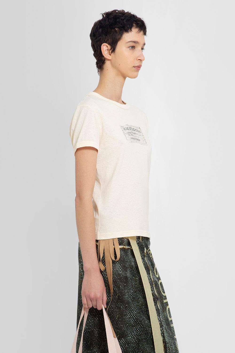 Antonioli ACNE STUDIOS WOMAN ORANGE T-SHIRTS & TANK TOPS