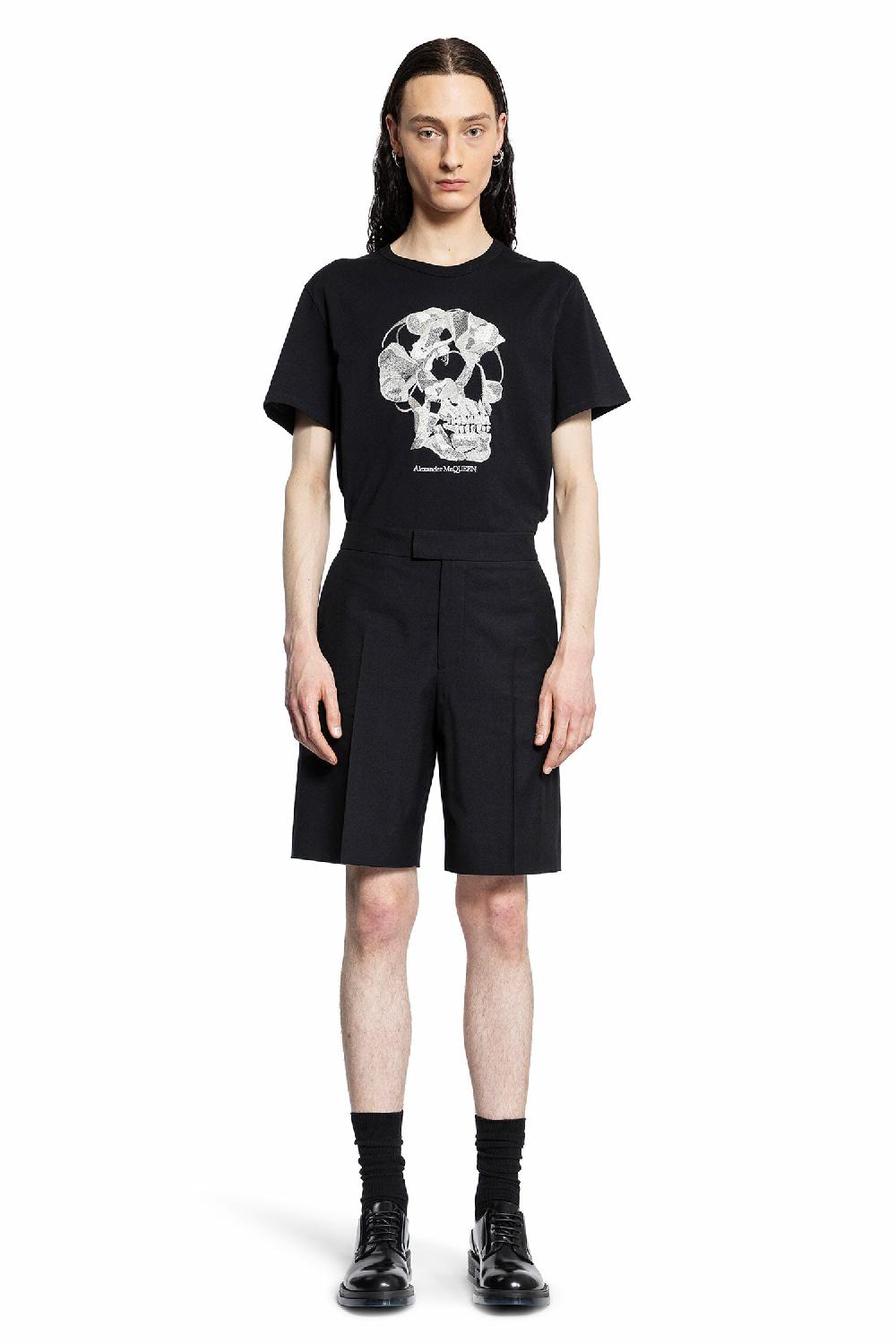 Antonioli ALEXANDER MCQUEEN MAN BLACK SHORTS & SKIRTS