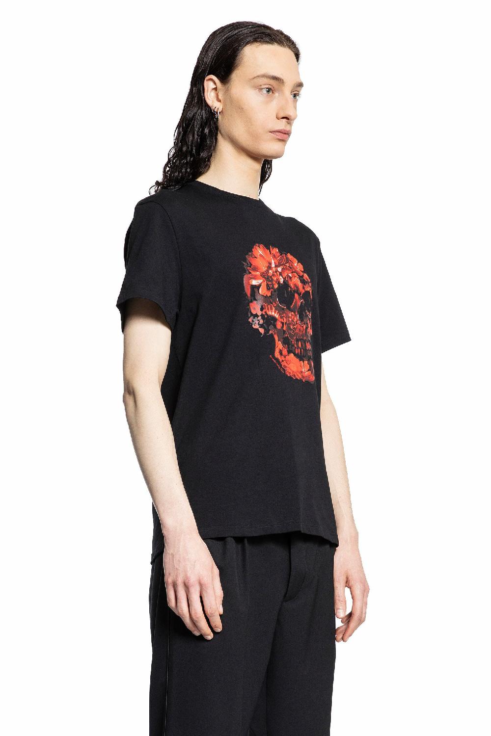 Antonioli ALEXANDER MCQUEEN MAN BLACK T-SHIRTS & TANK TOPS