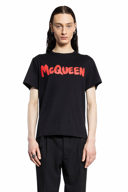 Antonioli ALEXANDER MCQUEEN MAN BLACK T-SHIRTS & TANK TOPS