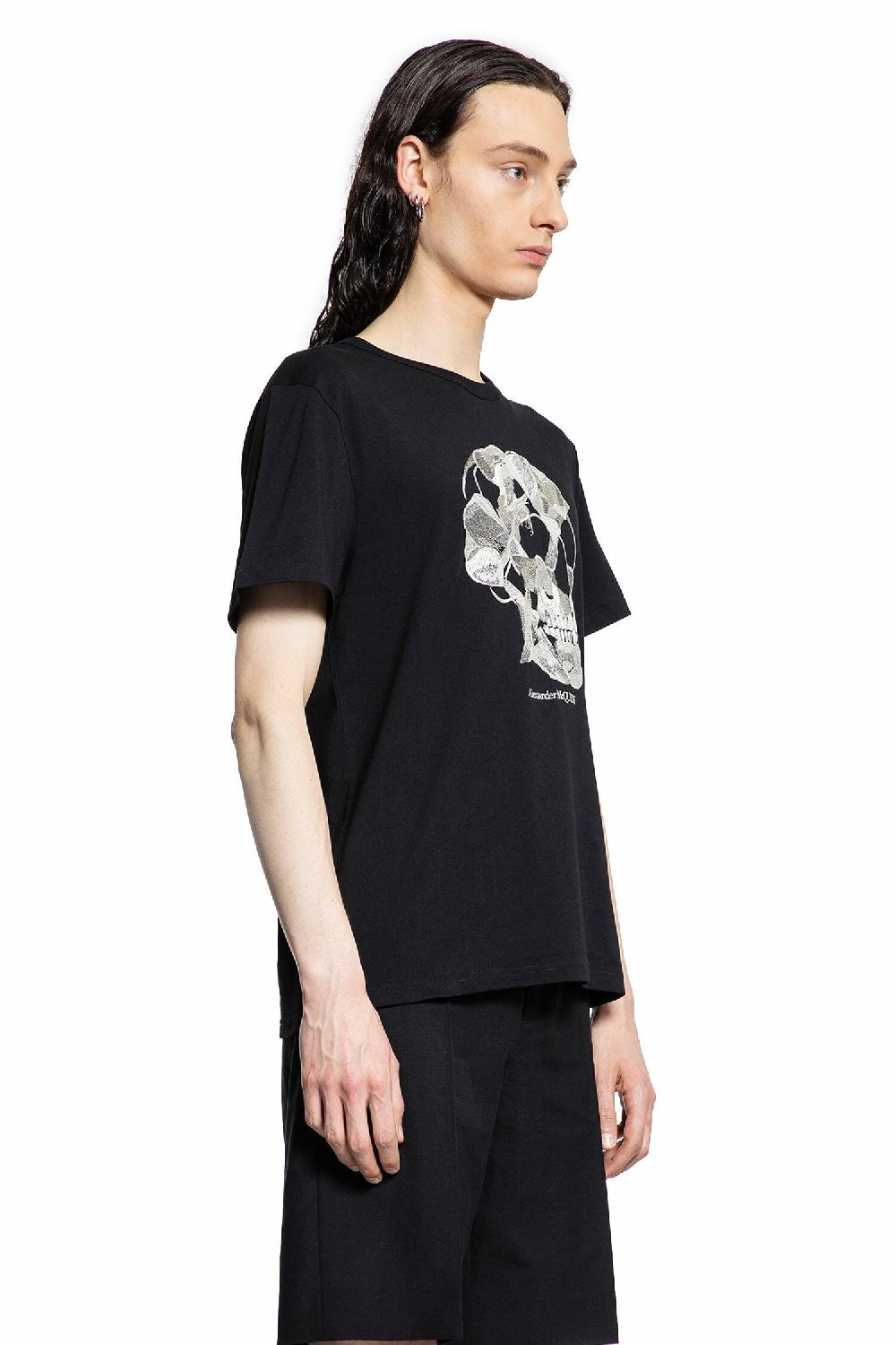 Antonioli ALEXANDER MCQUEEN MAN BLACK T-SHIRTS & TANK TOPS